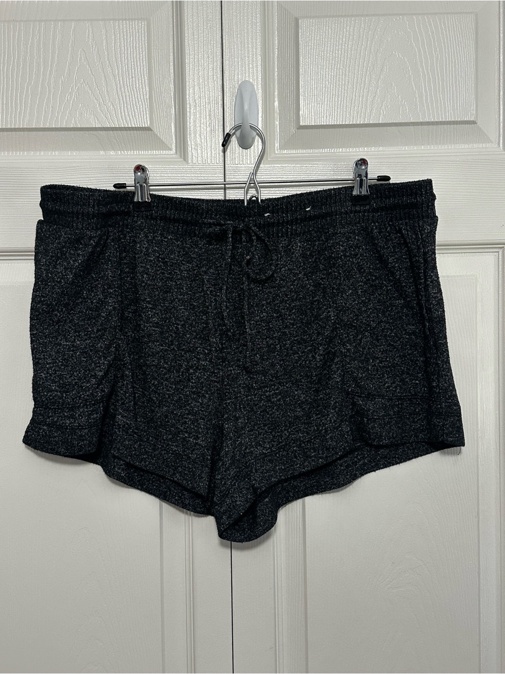 Stars Above Perfectly Cozy Fabric Lounge Pajama Sleep Shorts Black Size XXL VGUC